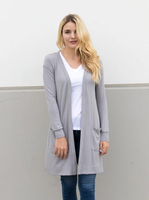 Long Pocket Cardigan
