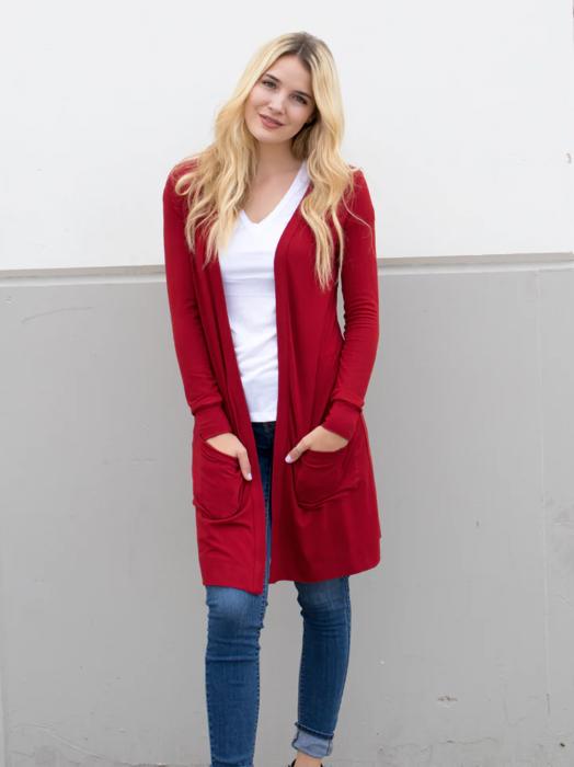 Long Pocket Cardigan