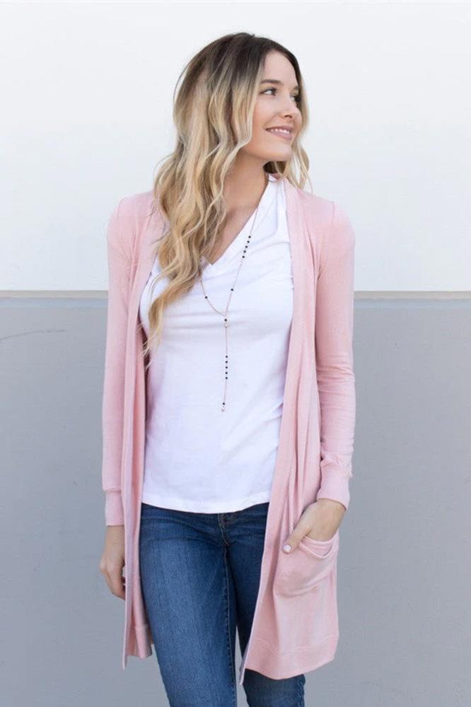 Long Pocket Cardigan