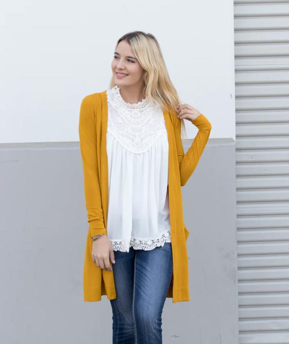 Long Pocket Cardigan