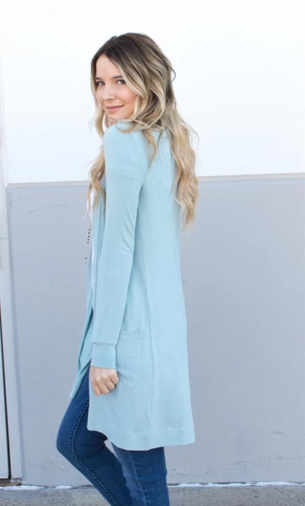 Long Pocket Cardigan