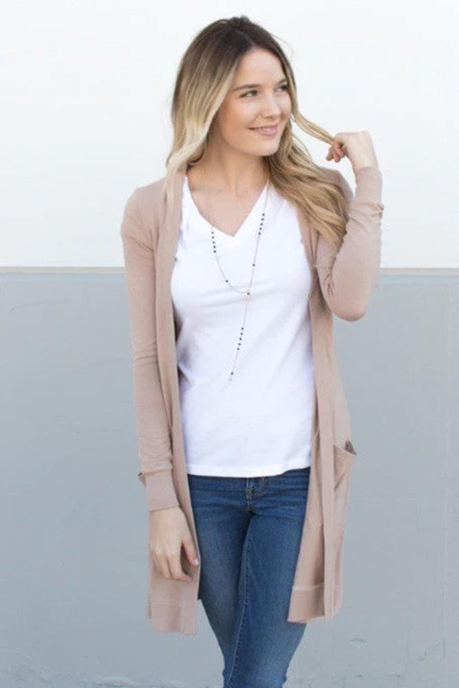 Long Pocket Cardigan