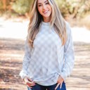  Patterned Cowl Neck Top