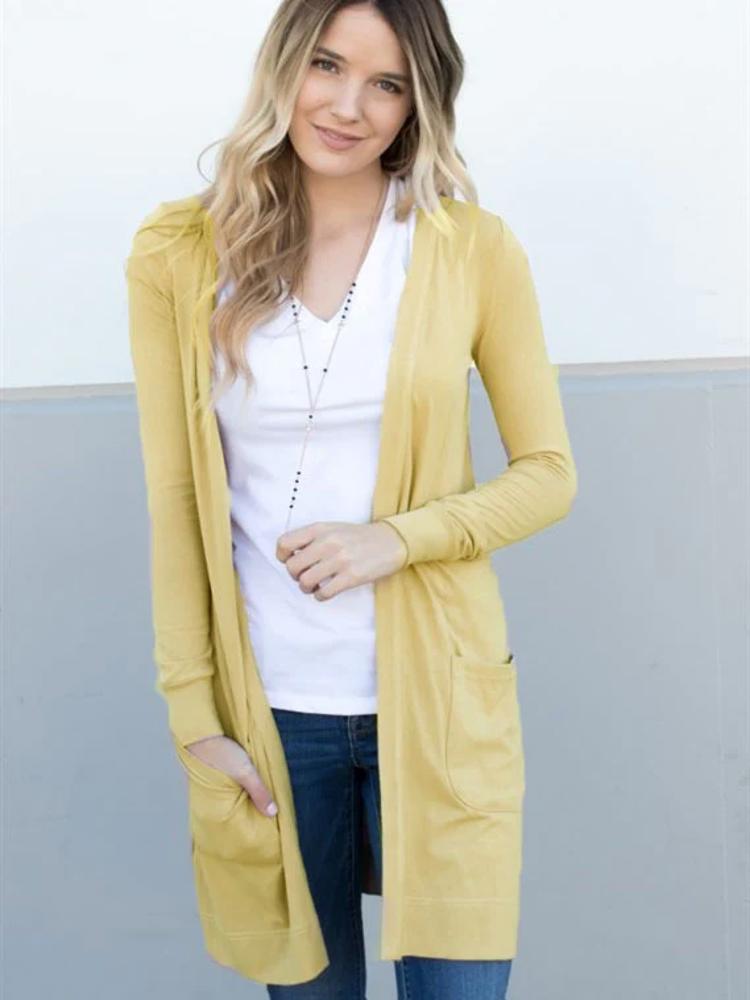 Long Pocket Cardigan