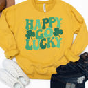  Happy Go Lucky  - Graphic Sweatshirt