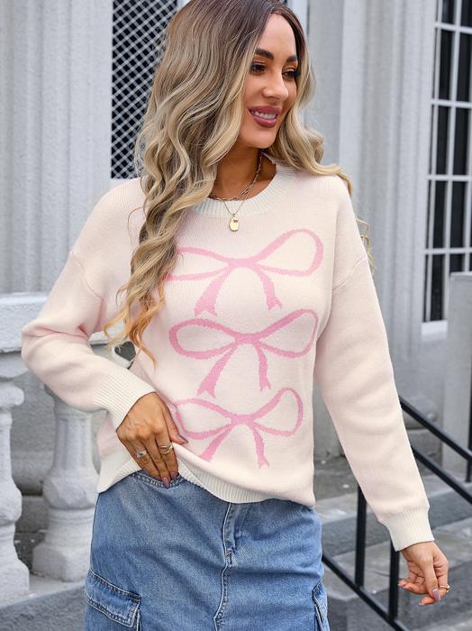 Triple Bow Sweater