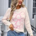 XL Pink Triple Bow Sweater