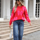 Medium Red Bow Print Sweater
