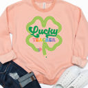  Lucky Teacher  - Graphic Sweatshirt