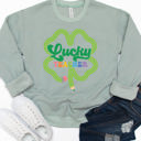  Lucky Teacher  - Graphic Sweatshirt