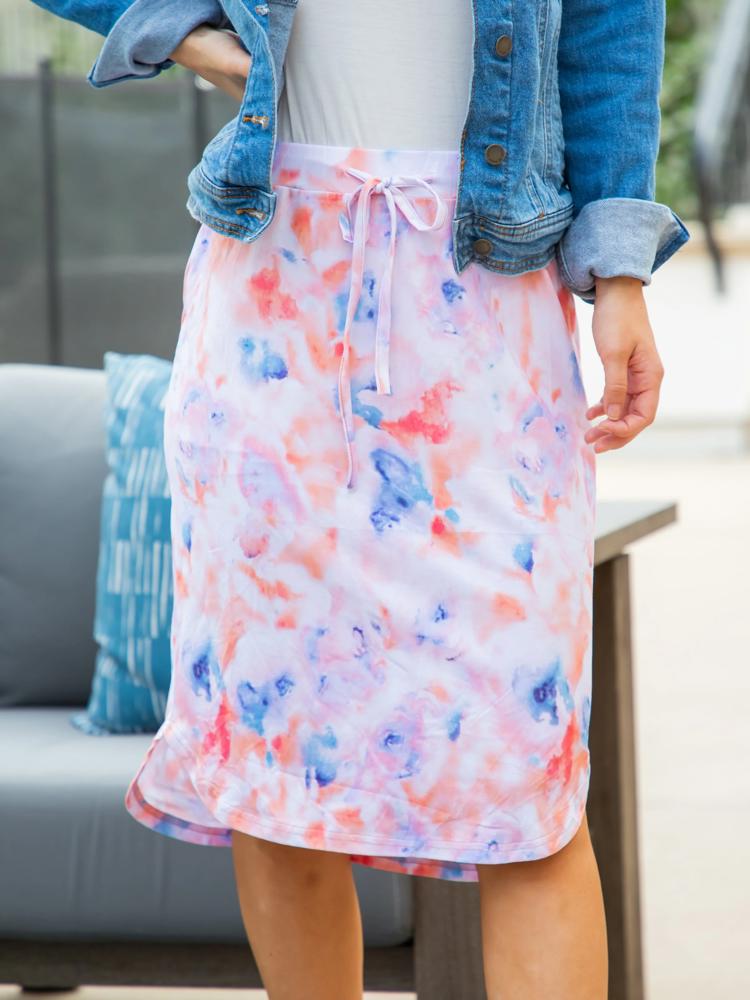 Watercolor Weekend Skirt