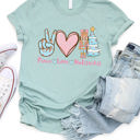  Peace, Love, Nutcracker - Christmas Graphic Tee