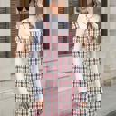  Plaid Jumper Dress