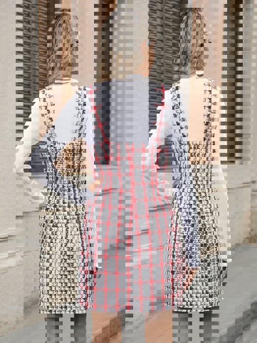 Plaid Jumper Dress
