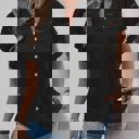 Large Black Eyelet Ruffle Sleeve Top