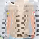 Small Colorful Cutout Hearts Top