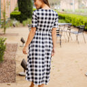 Large Gingham Missy Midi Dress