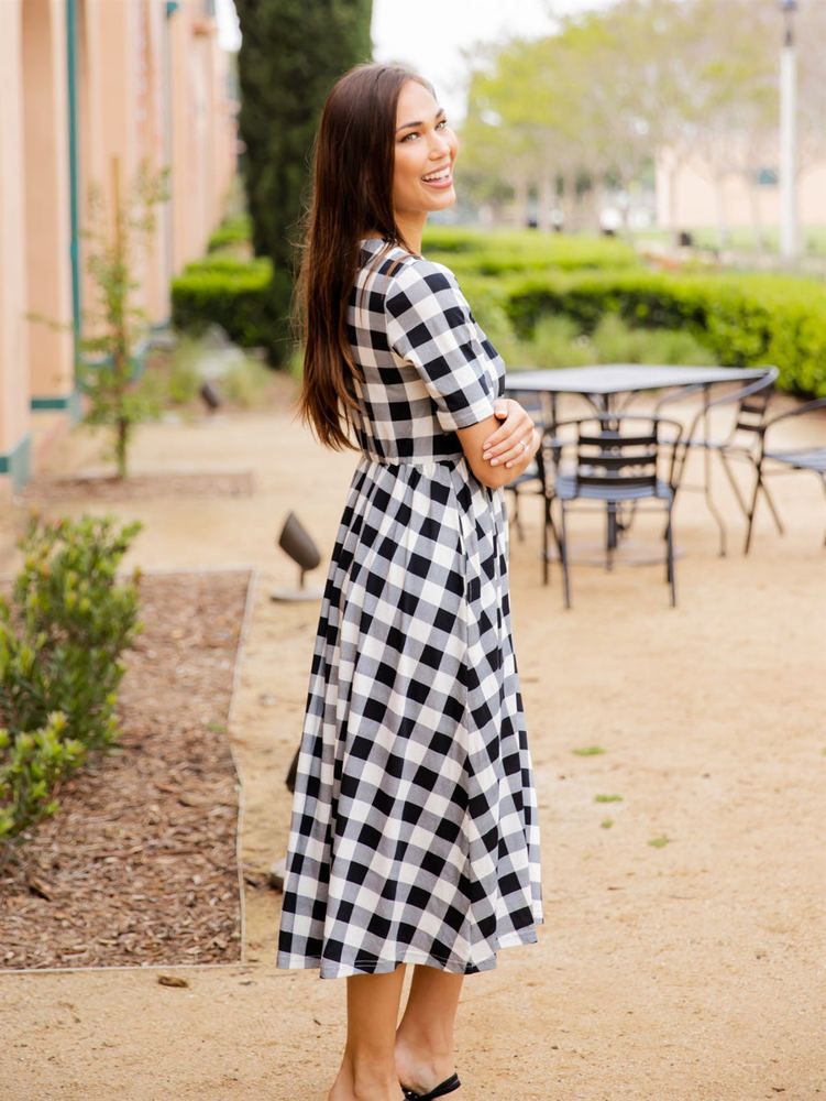 Gingham Missy Midi Dress