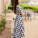 XL Gingham Missy Midi Dress