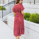 Large Red Pretty Dot Whitney Dress