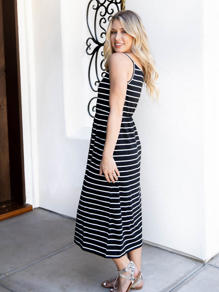 Striped Pocket Rayne Tank Dress