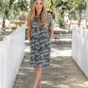 Large Camo Kolbie Dress