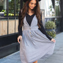 Large Gray The Jill Jumper Dress