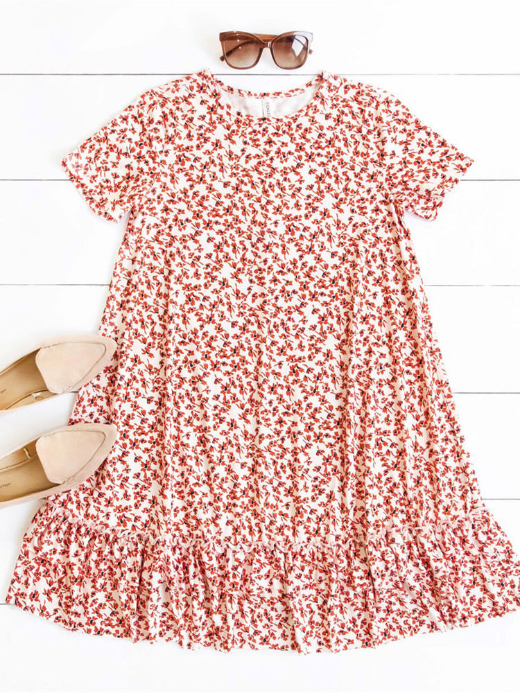 Ruffle Rudy Swing Dress