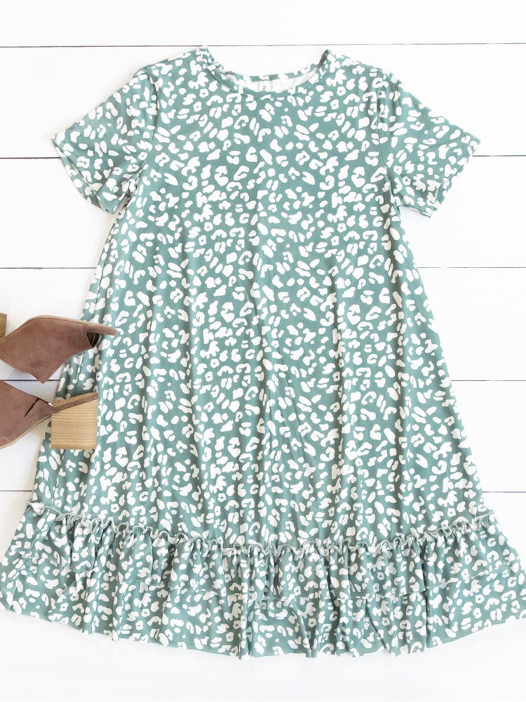 Ruffle Rudy Swing Dress