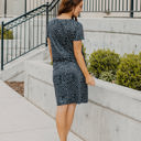 Large Black Polka Dot Pocket Tee Dress