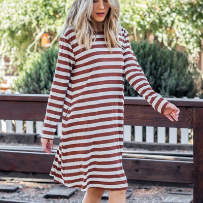 Long Sleeve Striped Jamey Dress