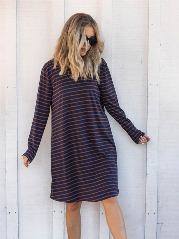 Long Sleeve Striped Jamey Dress