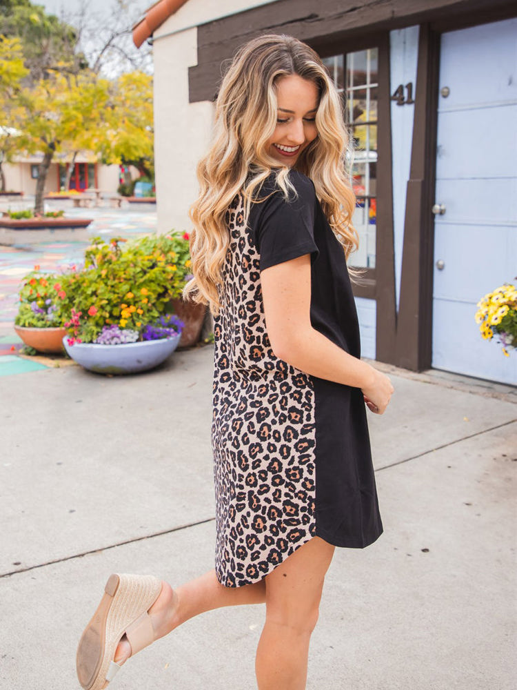 Patterned Back Makayla Dress