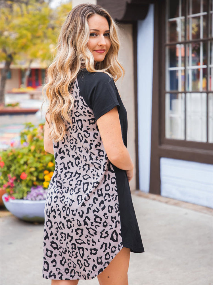 Patterned Back Makayla Dress