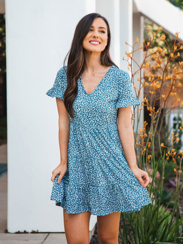 Tiered Melanie Swing Dress