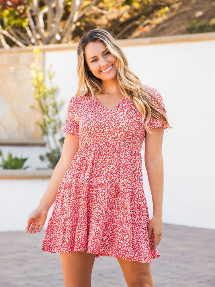 Tiered Melanie Swing Dress