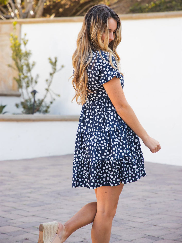 Tiered Eleanora Swing Dress