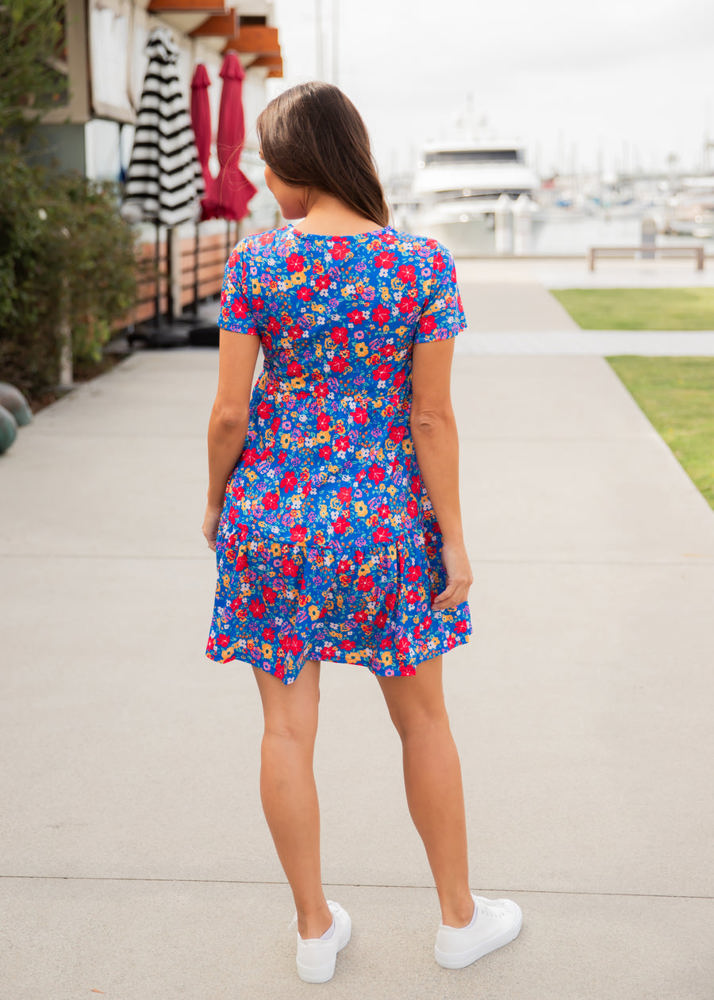 Floral Tiered Babydoll Dress