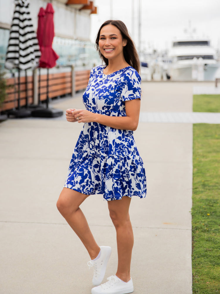 Floral Tiered Babydoll Dress