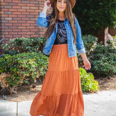 Tired Celeste Maxi Skirt