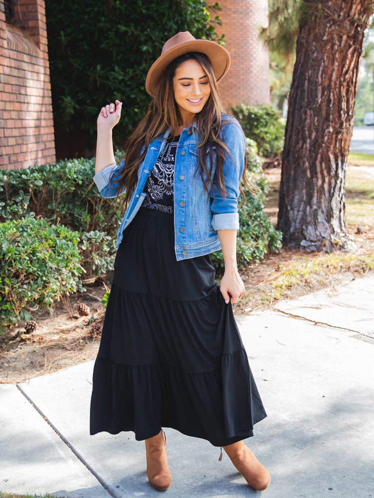 Tired Celeste Maxi Skirt