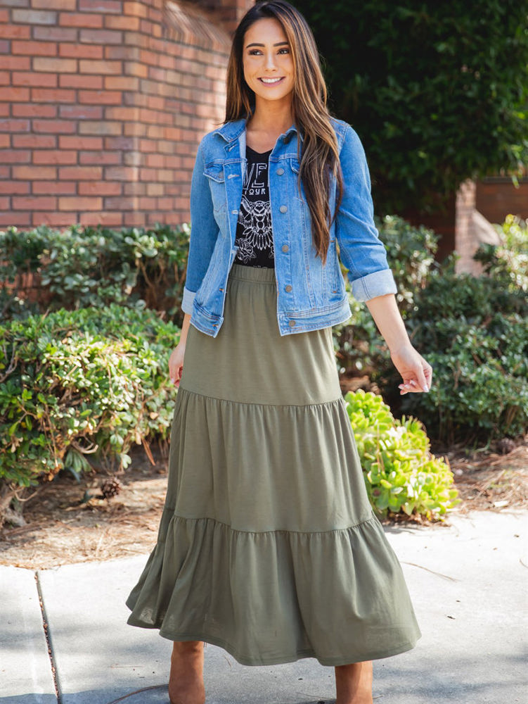 Tired Celeste Maxi Skirt