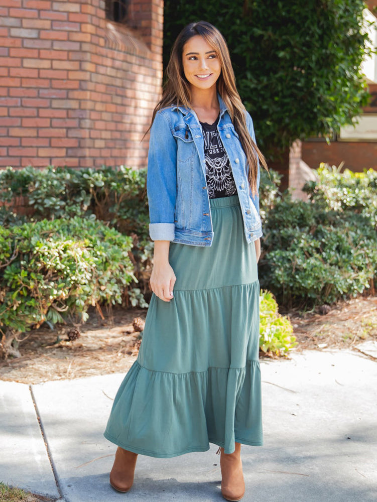 Tired Celeste Maxi Skirt