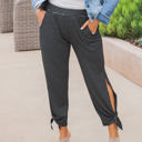  Patterned Ankle Tie Brie Pants