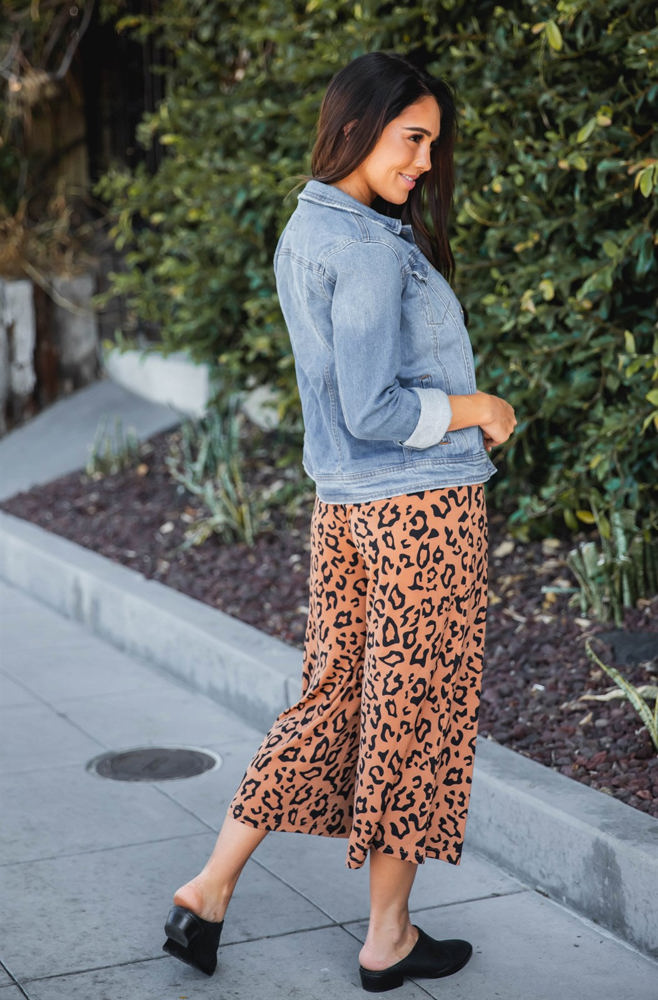 Animal Print Erin Gaucho Pants