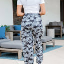 Medium Camo Gray Patterned Emmy Pants