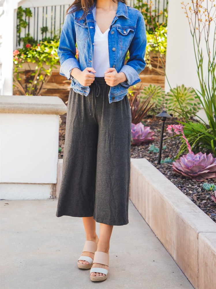 Dove Gaucho Pants