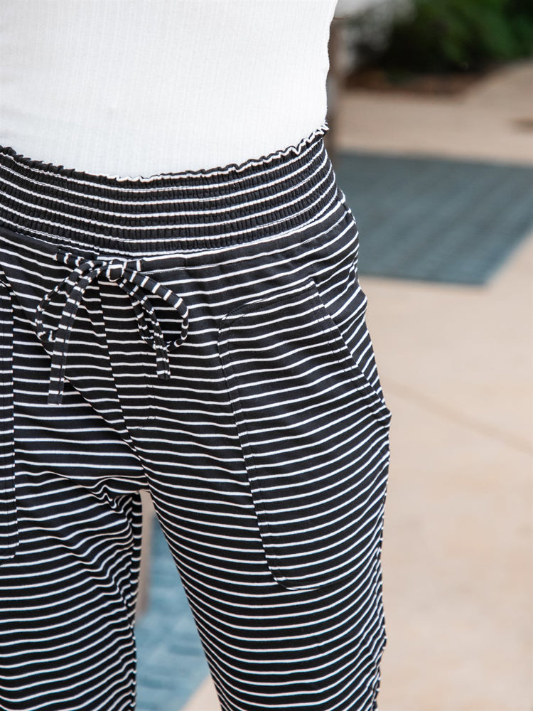 Smocked Top Pocket Jogger Kallah Pants