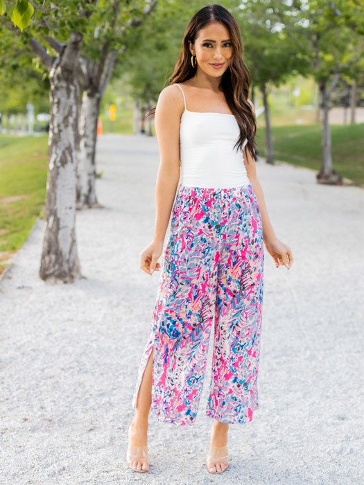 Patterned Leanne Pants