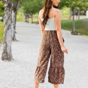 Large Floral Black Floral Callen Flare Pants